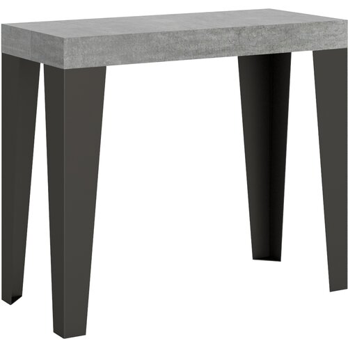 Ityhome 90 x 77 konzolna miza siva, (20847790) Slike