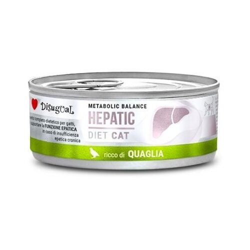 Disugual Disigual veterinarska dijeta za mačke konzerva Hepatic - Quail 85g Cene