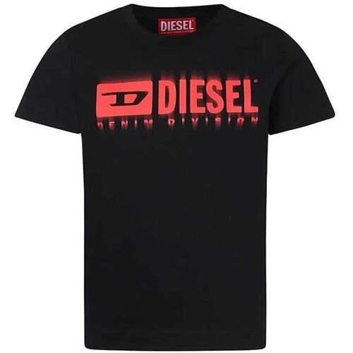 Diesel crna majica za dečake Slike
