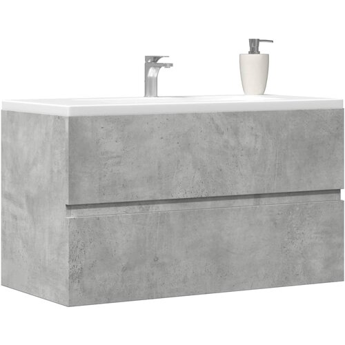 vidaXL Ormarić za umivaonik boja betona 90 x 38,5 x 45 cm od iverice Cijene