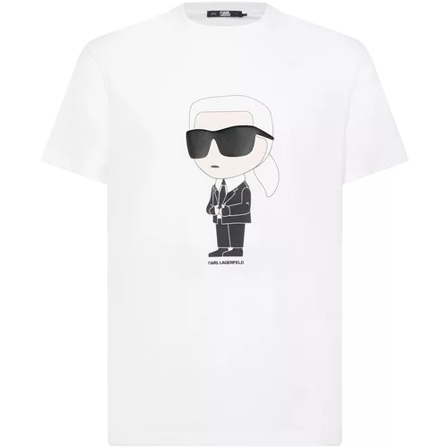 Karl Lagerfeld Majica bež / črna / bela