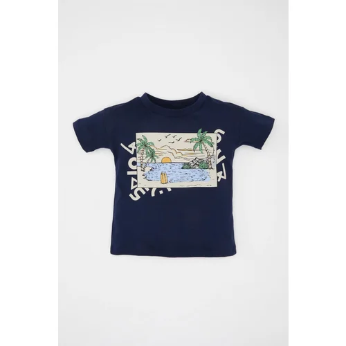 Defacto Baby Boy Printed Short Sleeve T-Shirt