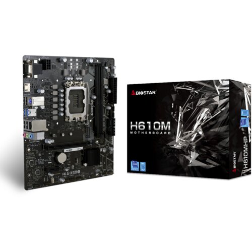 Biostar MB H610MHP 2.0, mATX, Soc 1700, DDR4, M.2, GbE LAN, HDMI, VGA Cijene