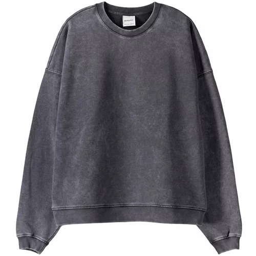 Bershka Sweater majica crna melange