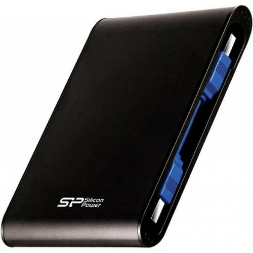 Silicon Power Portable HDD 1TB, Armor A80, USB 3.2 Gen.1, IPX7 Protection, Black Slike