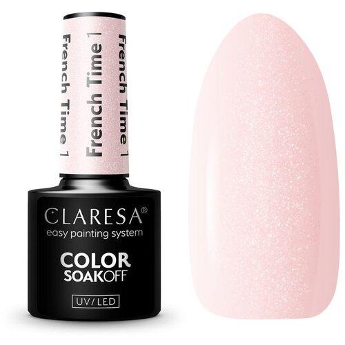 Claresa trajni lak za nokte uv/led french time 1 5g Slike