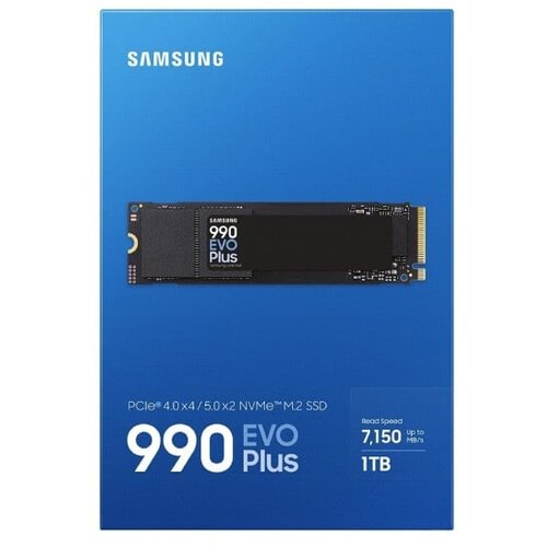 Samsung SSD 1TB 990 EVO Plus M.2 NVMe MZ-V9S1T0BW Slike
