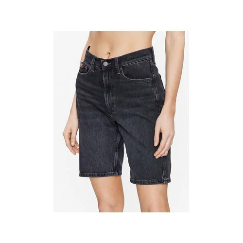 Tommy Jeans Jeans kratke hlače Harper DW0DW15594 Črna Regular Fit