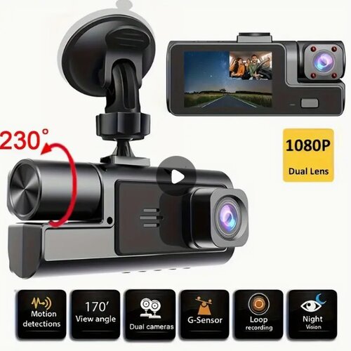  Avto Kamra HD 1080P z 170° širokim kotom, nočnim vidom, G-senzorjem, zaznavanjem gibanja za avtomobile Cene