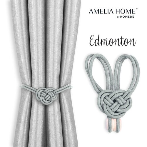  Curtains - accessories EDMONTON color gray ameliahome Cene