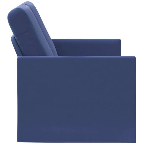  Kauč za dvoje Policijska plava 130 x 81 x 82 cm Bar&amp;scaron;un - Policijska plava 120 cm Slike