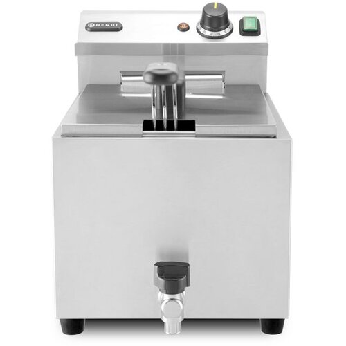Hendi friteza xl sa slavinom za odvod, profi line, 10L, 400V/6600W, 300x585x(H)377mm Cene