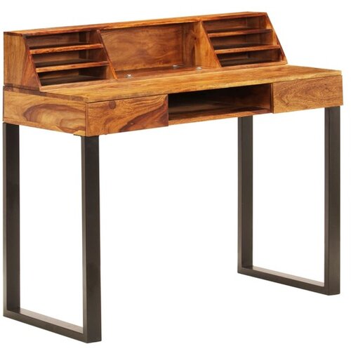  Pisalna miza iz trdnega palisandra in jekla 110x50x94 cm Cene