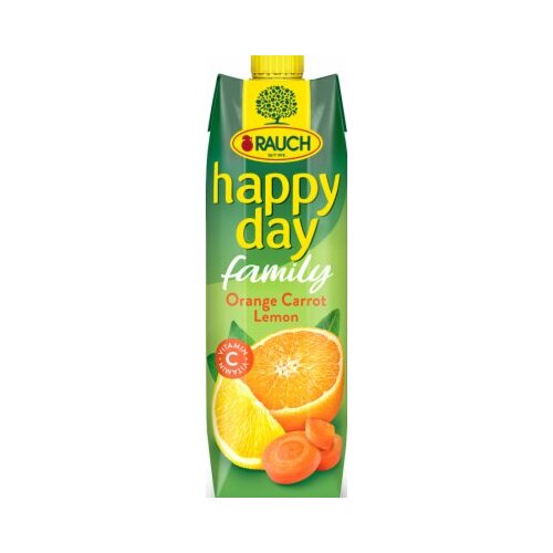 Rauch happy day sok family pomorandža, šargarepa. limun 1L Slike