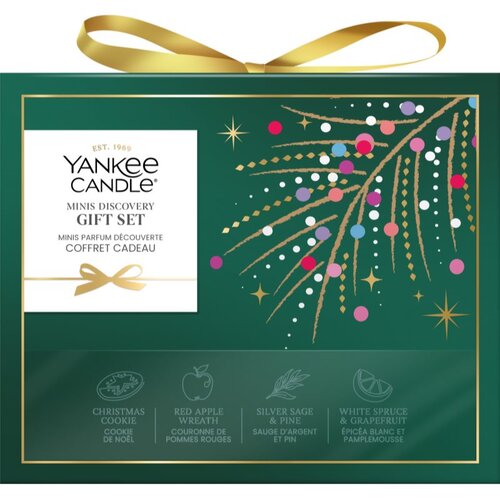 Yankee Candle Christmas Collection 2026 Minis Discovery božićni poklon set Slike