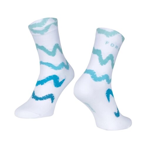 Force Čarape ENDURE, belo-plave L-XL / 43 -47 Slike