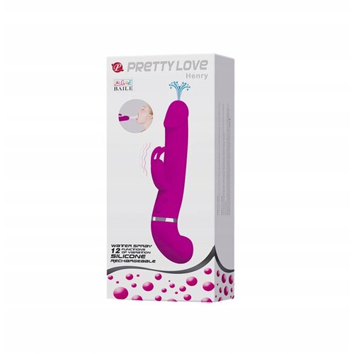 Pretty Love Brizgajoči rabbit vibrator Henry Slike