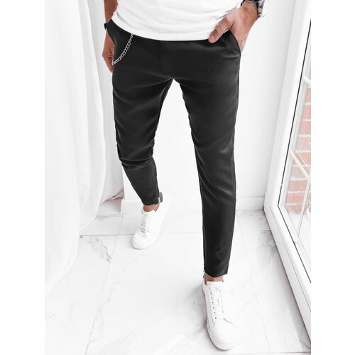DStreet Men's Casual Trousers Black Slike