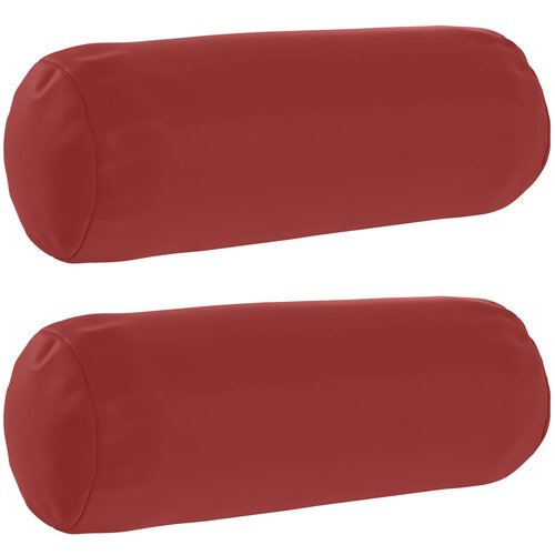  Presvlaka za jastuk 2 pcs HEERLEN Vinska crvena Ø 15 x 40 cm Cene