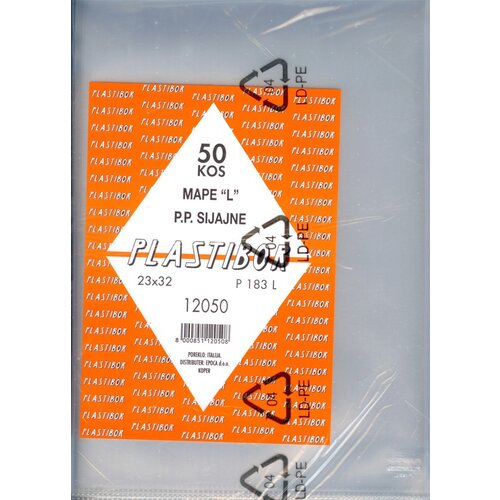  Mapa za dokumente L Plastibor, 130 mic, 50/1 Cijene