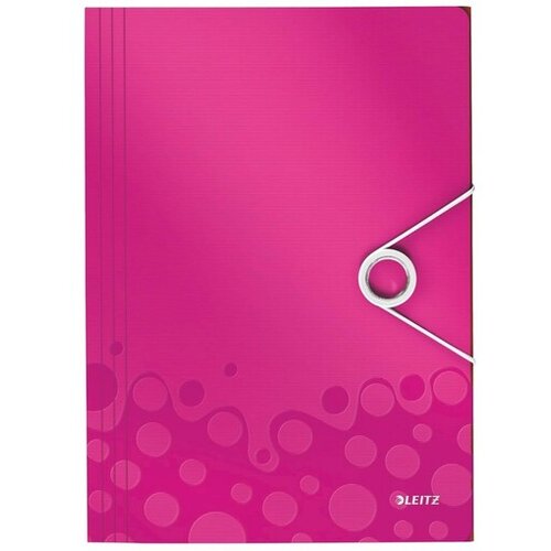 Esselte Leitz mapa s klapo in elastiko wow, a4, pink 45990023 Slike