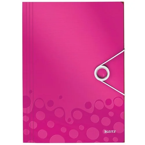 Esselte Leitz mapa s klapo in elastiko wow, a4, pink 45990023