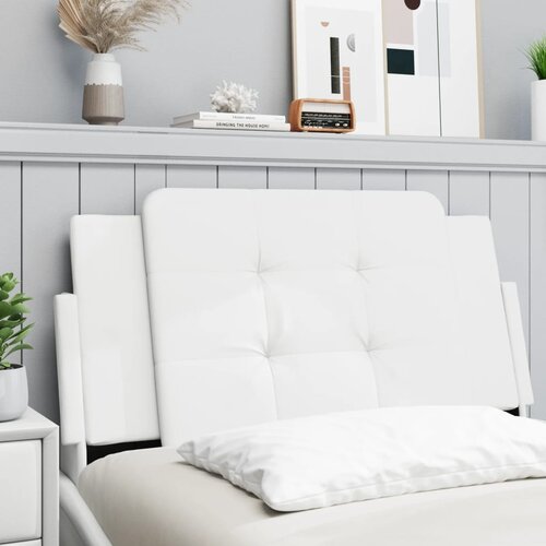  The Living Store Vzglavna stranica bela 100 cm umetno usnje - Vzglavna Stranica, (21441157) Slike