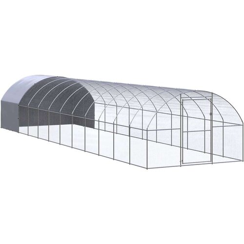 Vanjski koko&amp;scaron;injac 3 x 12 x 2 m od pocinčanog čelika Slike