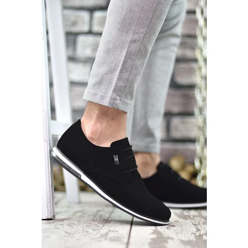 Riccon Black and White Men's Casual 0012211