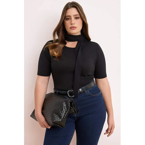 Trendyol ženska bluza Tbbss26Af00016, crna Cene