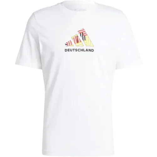 Adidas Funkcionalna majica 'Germany Football Fan' apno / svetlo rdeča / črna / bela