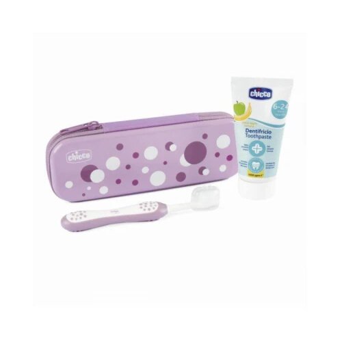Chicco SET ZA PRANJE ZUBA 6M+,ROZE Cene