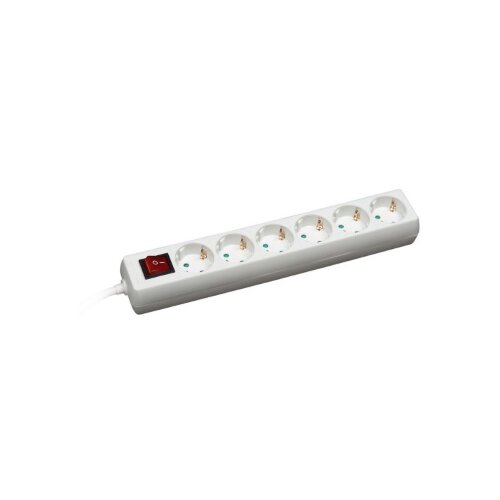Commel Prenosiva utičnica,6ut,sklopka,16A/3500W,5m,bijela 0839 Cene