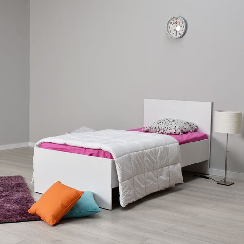 Woody Fashion KRY-090-BB-2 White Single Bedstead Slike