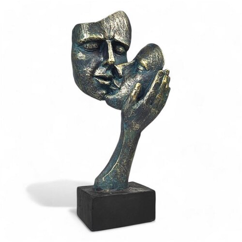  Stona dekoracija 29,5x10x14 cm smola/patina Slike