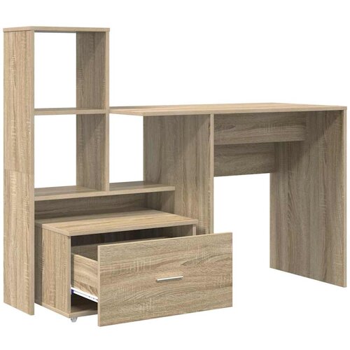  Stol Sonoma hrast 131,5 x 50 x 106,5 cm Konstruirano drvo Slike