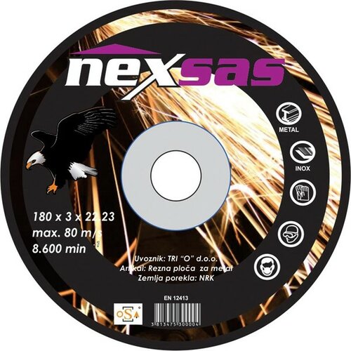 Nexsas rezna ploča metal 180X3X2 Slike