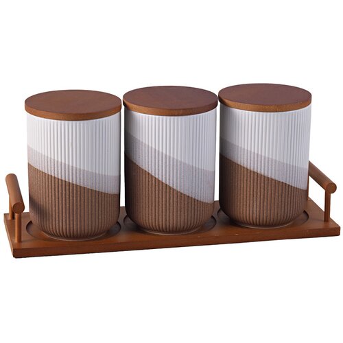 Sigma set kuhinjskih posuda sa postoljem 3/1 JY-240793-3 Cene