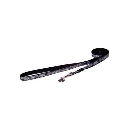 Rogz trendy produženi povodac za pse bones, 12mm, s, crni Cene
