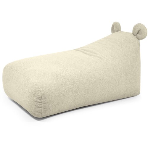 SLOWDOWN Krem vreća za sjedenje od bouclé tkanine Snug 130 Bear – Cene