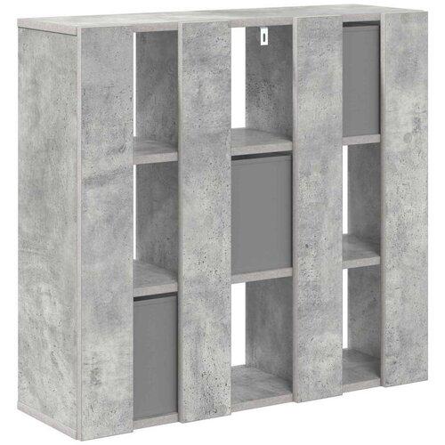  Kreveta s ladicama Betonski sivi 73 5 x 24 x 69 5 cm Slike