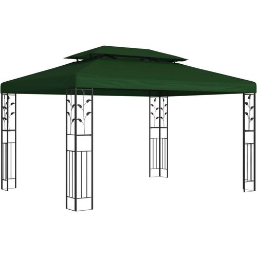 Gazebo 3 97 x 2 96 x 2 68 m Zelena Poliester i čelik Cijene