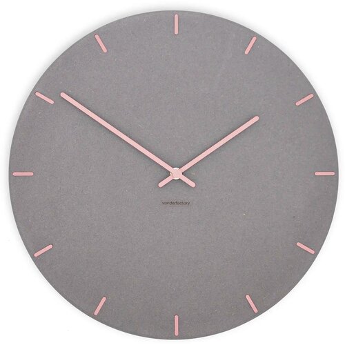 Von Der Factory Zidni sat Luxhora Pura Circ Light Grey 11 boja kazaljki Cijene