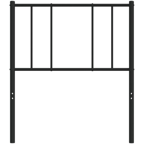  Metalno zamjensko uzglavlje crno 80 cm Slike