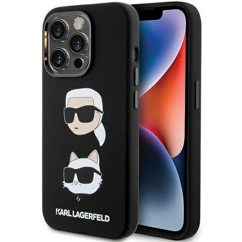 Karl Lagerfeld SILIKONSKI OVITEK ZA IPHONE 15 PRO 6.1 KARL&amp;amp;CHOUPETTE Z LOGOTIPOM, (5000339168) Slike
