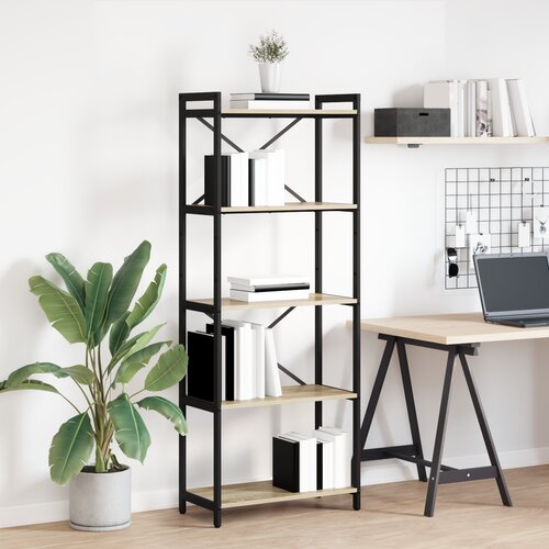 vidaXL Knjižna omara sonoma hrast 60 x 30 x 153 cm Konstruiran les Cene