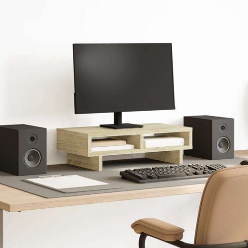  Stalak za monitor boja hrasta 50x27x15 cm konstruirano drvo Cijene
