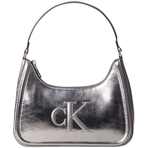 Calvin Klein Torba za čez ramo srebrna Cene