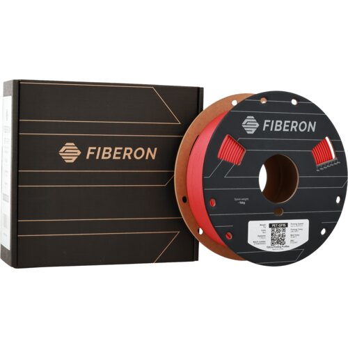 Polymaker Fiberon&amp;trade; PET-GF15 Red - 1,75 mm / 1000 g Slike