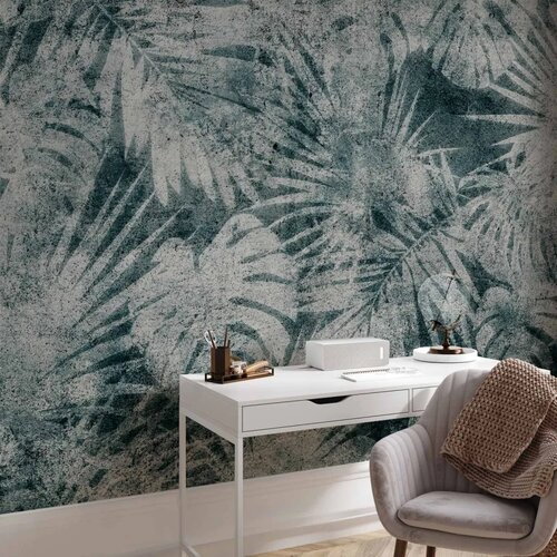  Foto tapeta - Exotic nature in the jungle - floral landscape with leaves with patterns 400x280 Slike